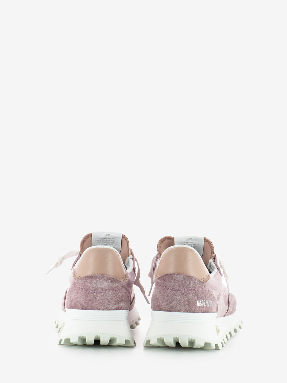 Veloce water washed crepe pink / tea rose sneakers