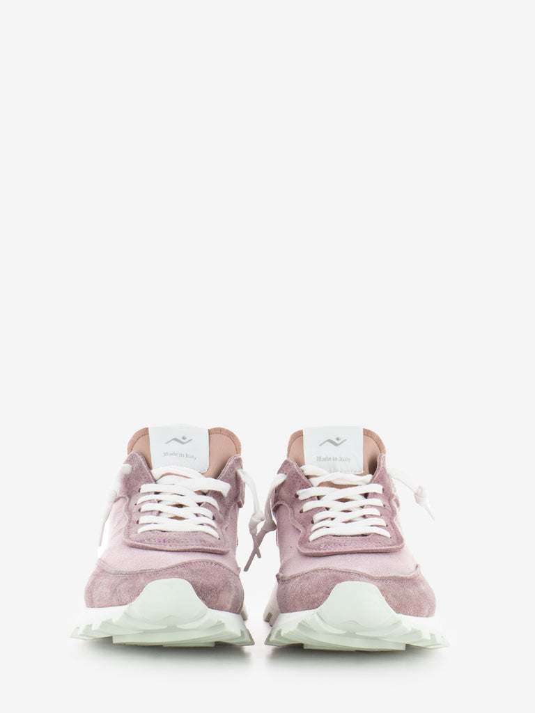 NOMAD SOCIETY - Sneakers Veloce water washed crepe pink / tea rose