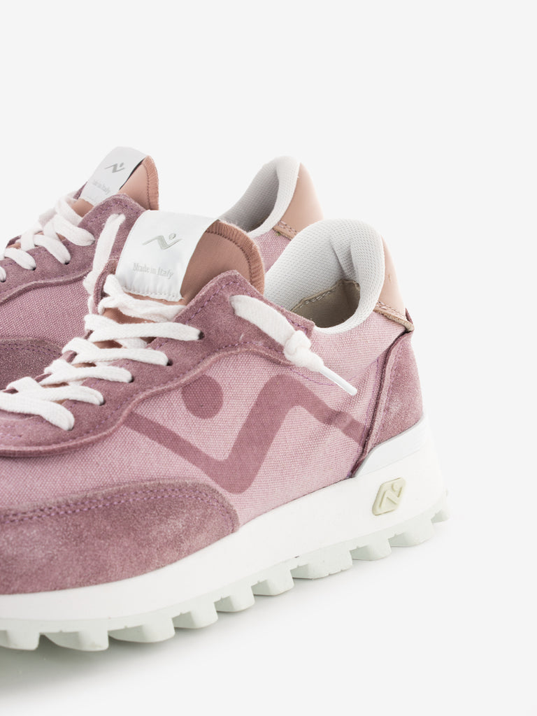 NOMAD SOCIETY - Sneakers Veloce water washed crepe pink / tea rose