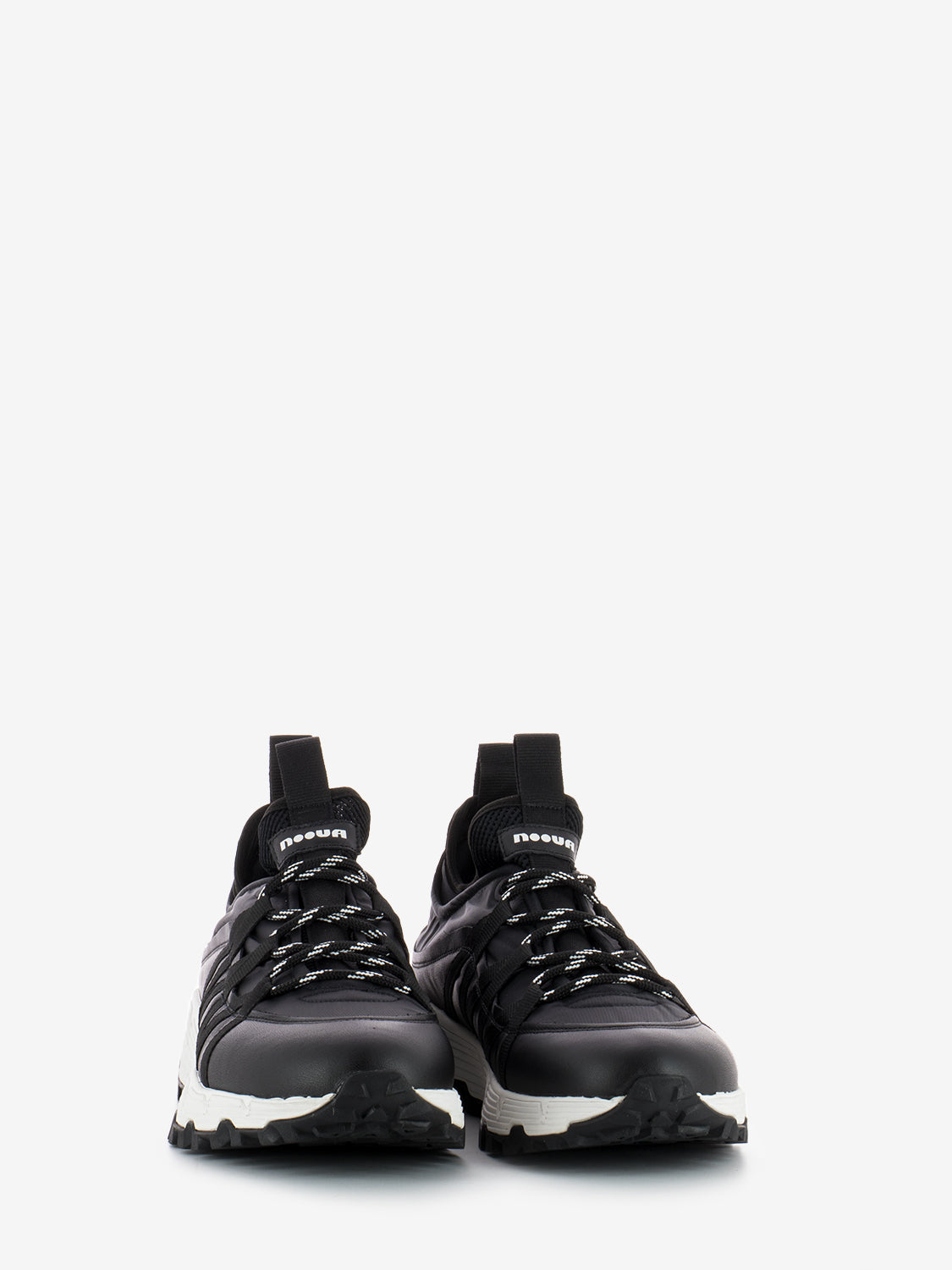 Black running sneakers