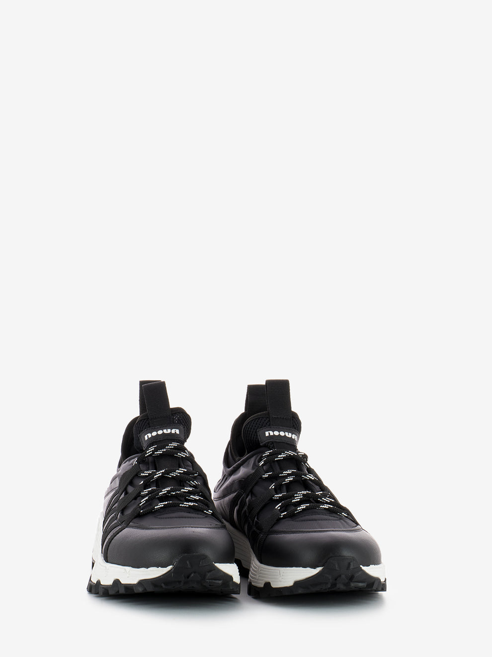 Black running sneakers