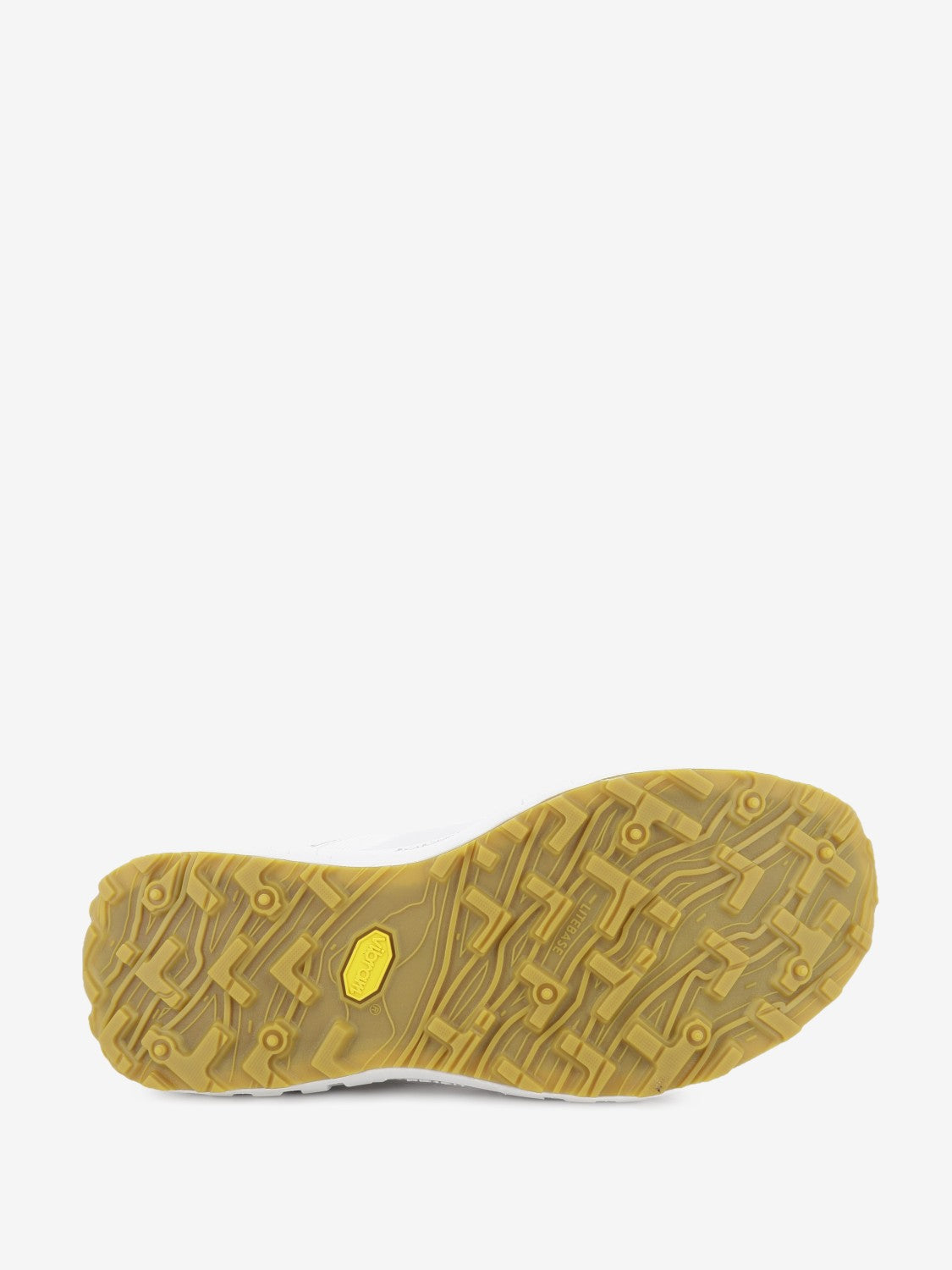 Trail running shoe white / gum