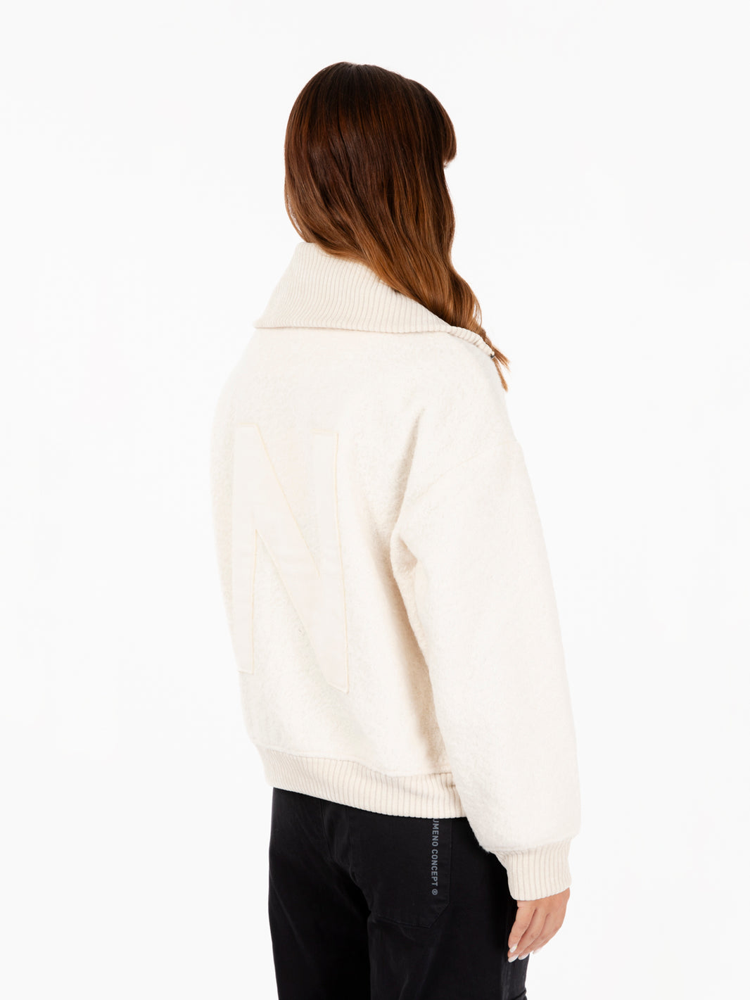 Giacca bomber bianca