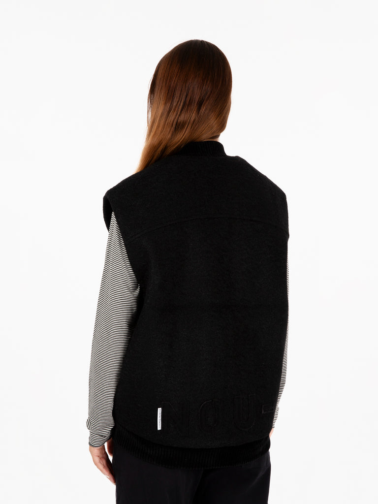 NOU-NOUMENO CONCEPT - Gilet peloso oversize