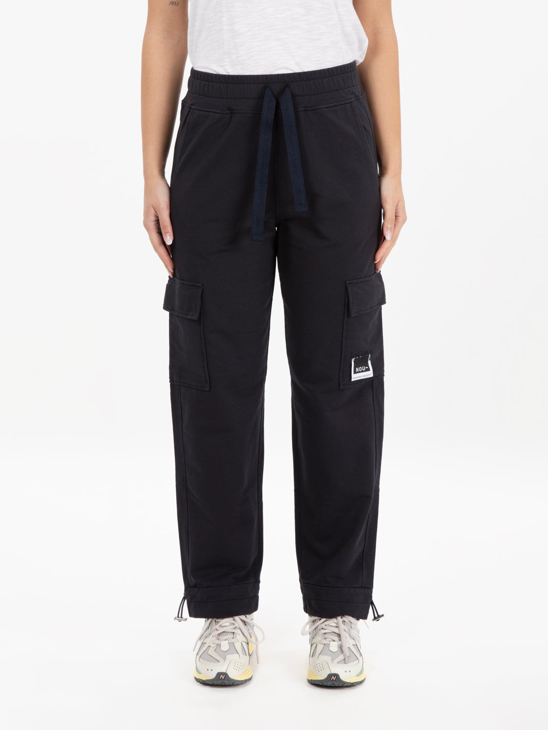 Pantaloni cargo con coulisse blue