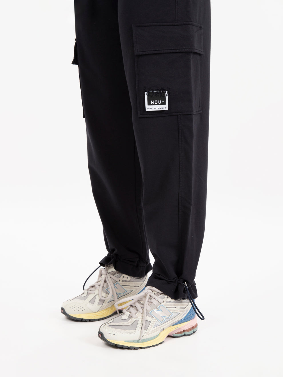 Pantaloni cargo con coulisse blue