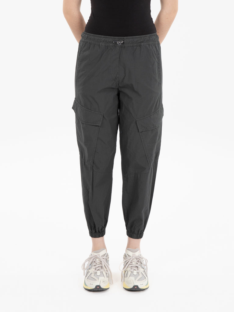 NOU-NOUMENO CONCEPT - Pantaloni cargo tessuto tecnico grigio