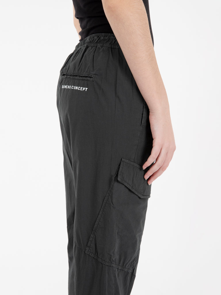 NOU-NOUMENO CONCEPT - Pantaloni cargo tessuto tecnico grigio