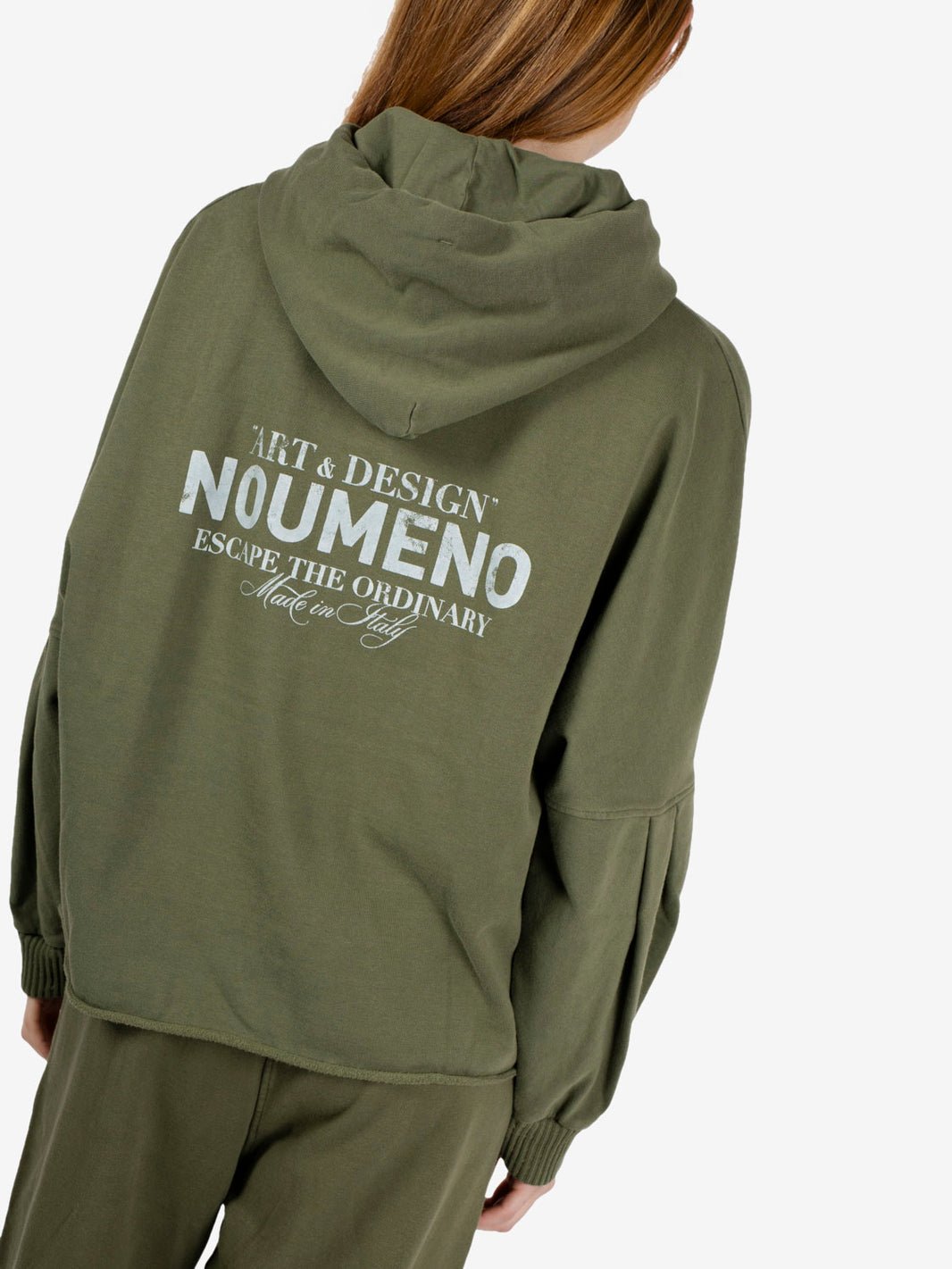Kalamata green cropped hoodie