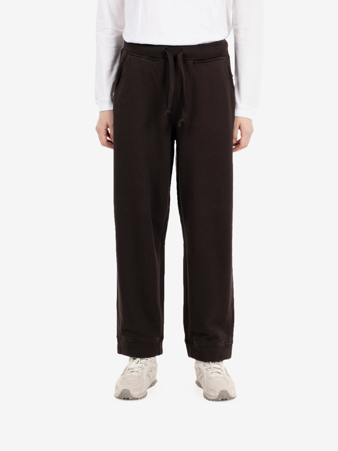 Chocolate barrel pleated joggers