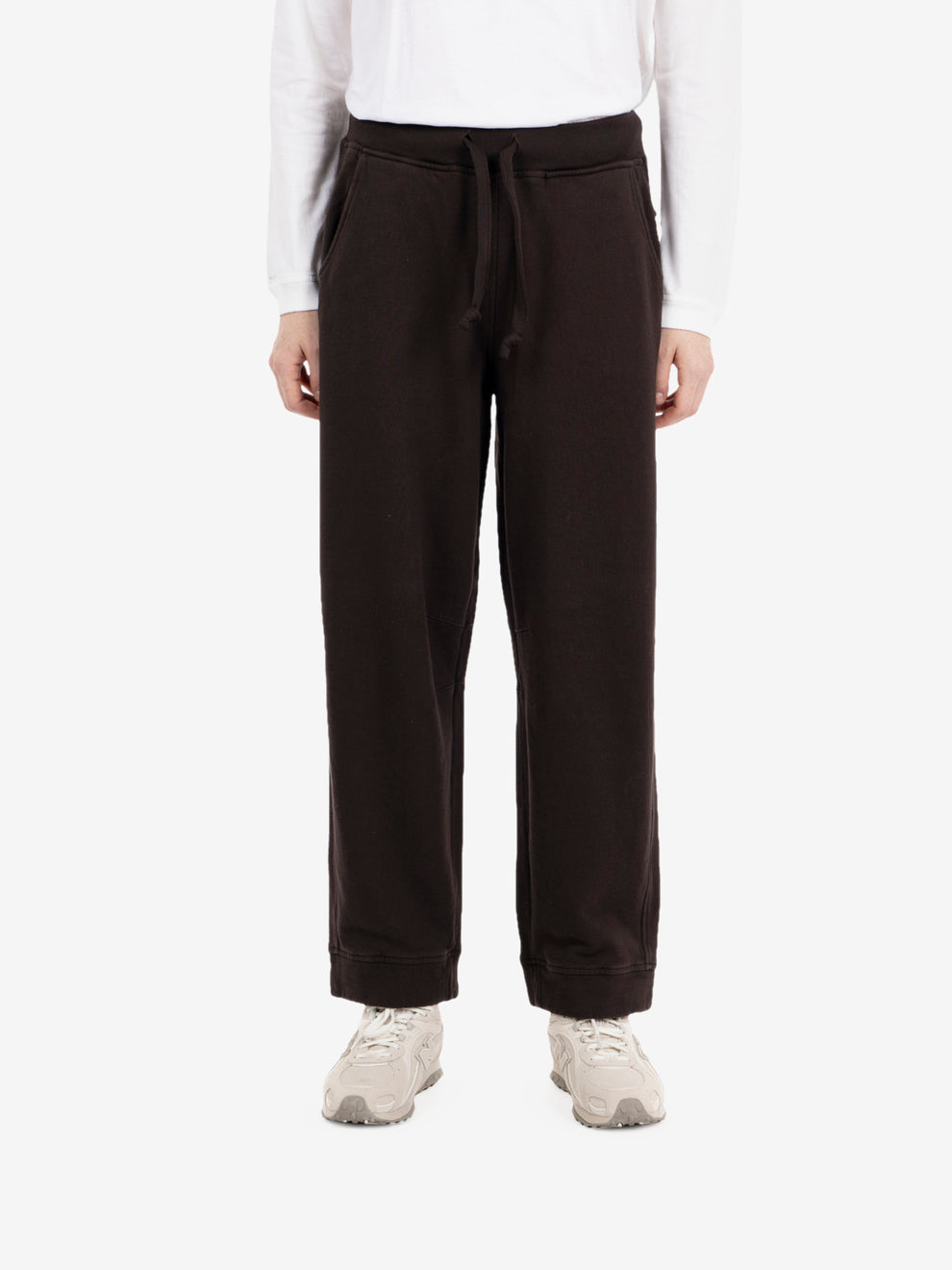 Chocolate barrel pleated joggers