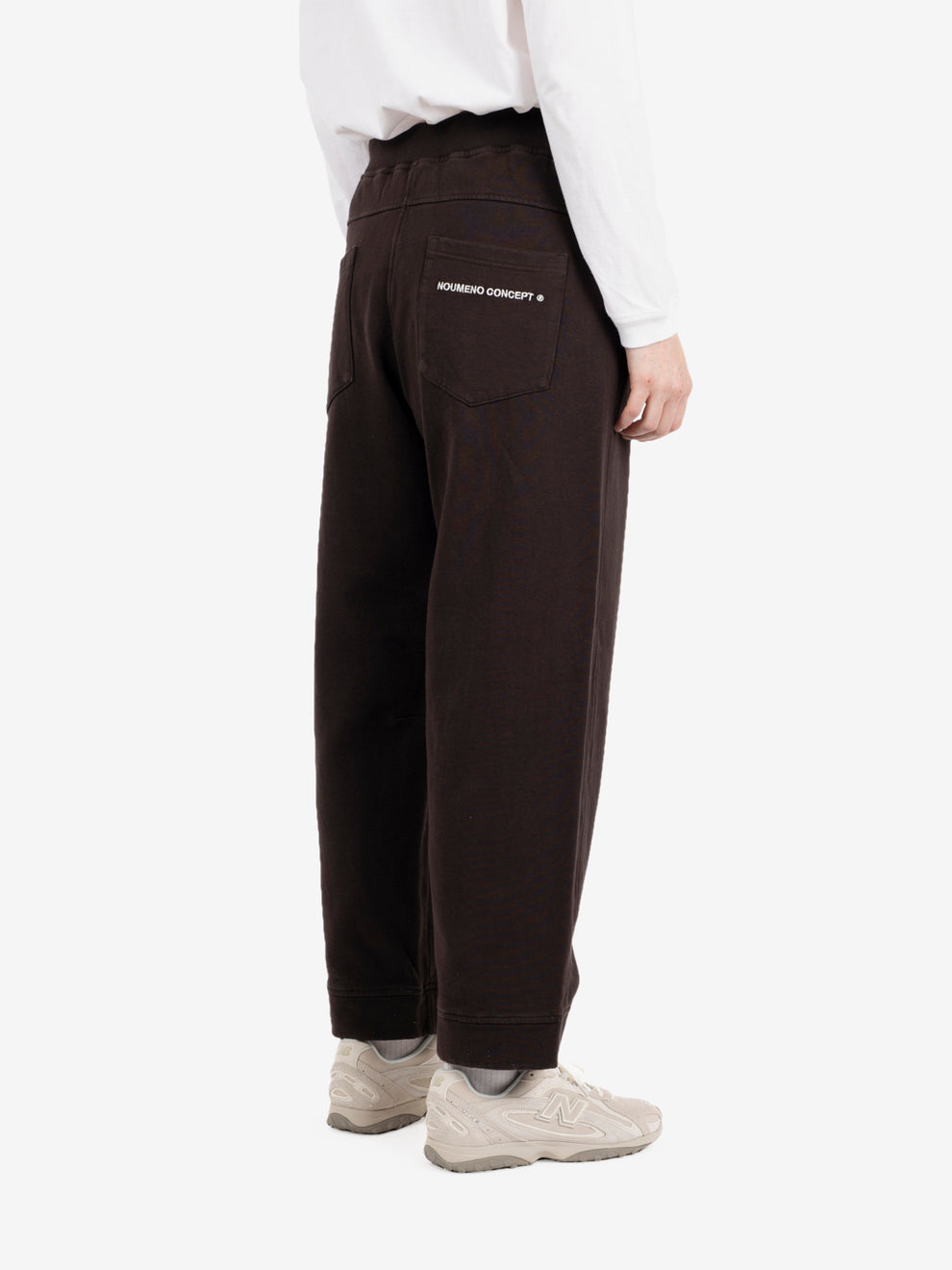 Chocolate barrel pleated joggers