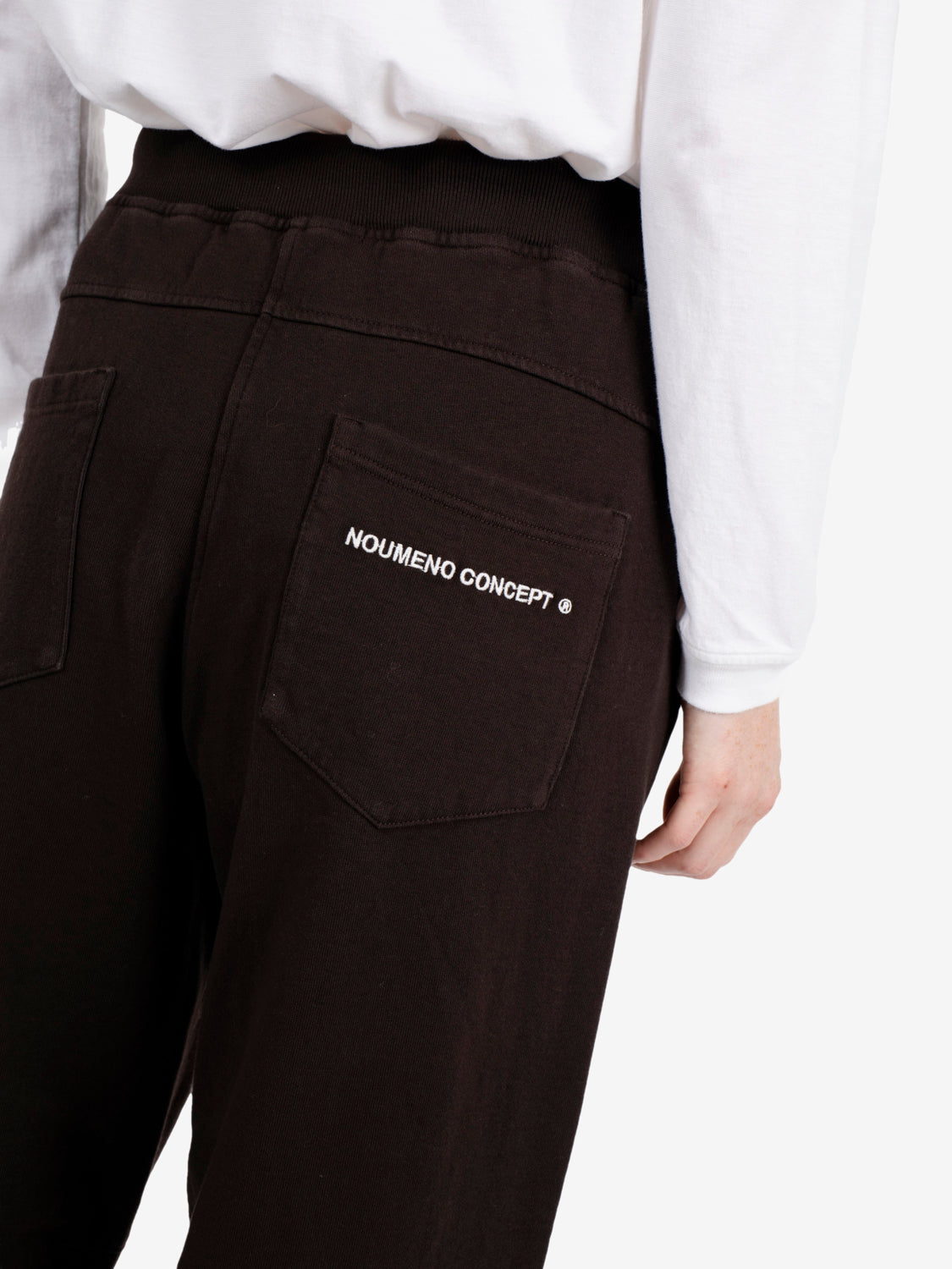 Chocolate barrel pleated joggers