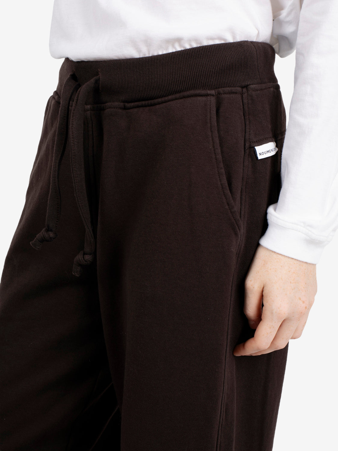 Chocolate barrel pleated joggers