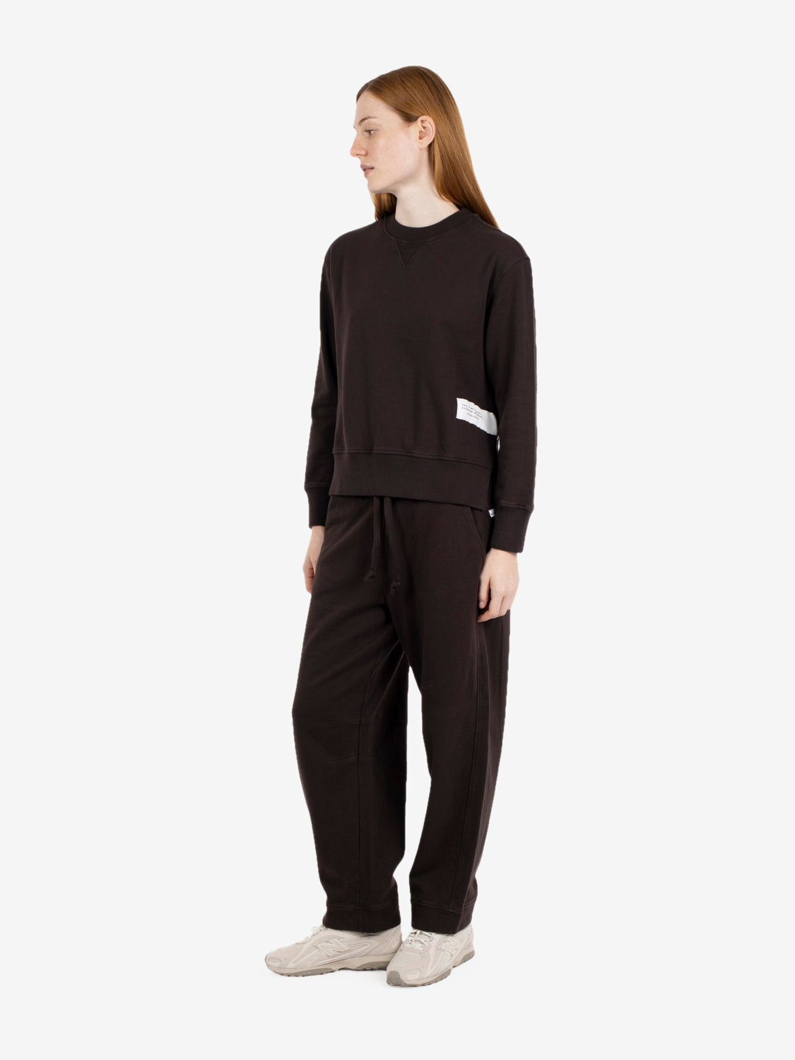 Chocolate barrel pleated joggers