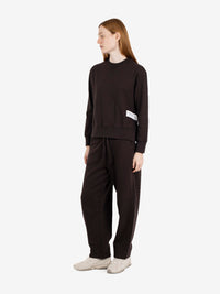Chocolate barrel pleated joggers