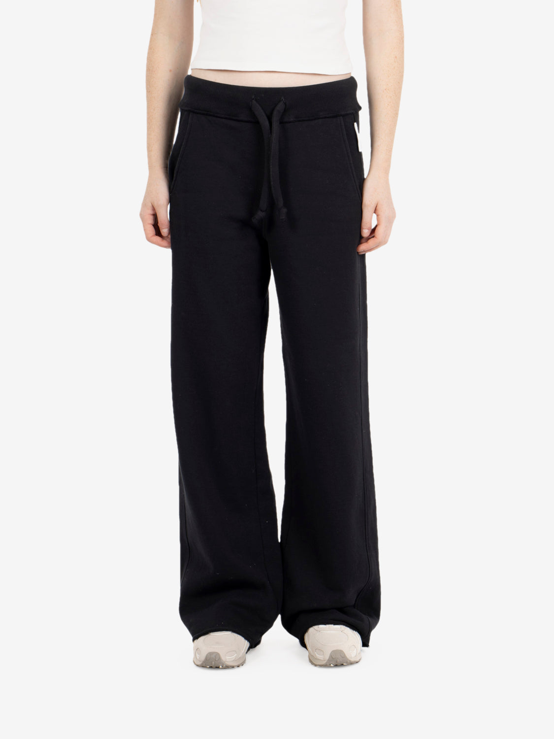 Joggers wide leg neri