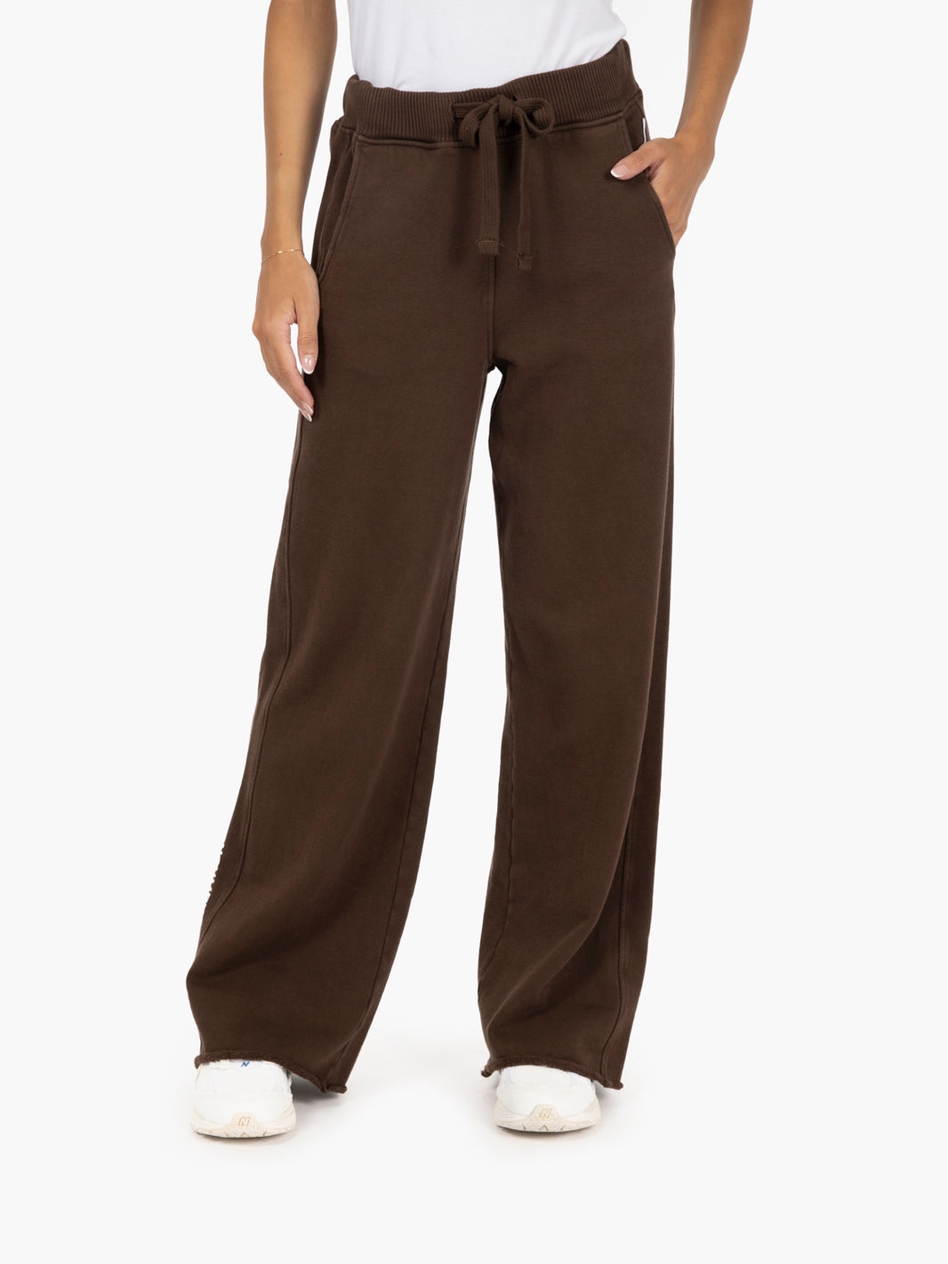 Cocoa palazzo trousers