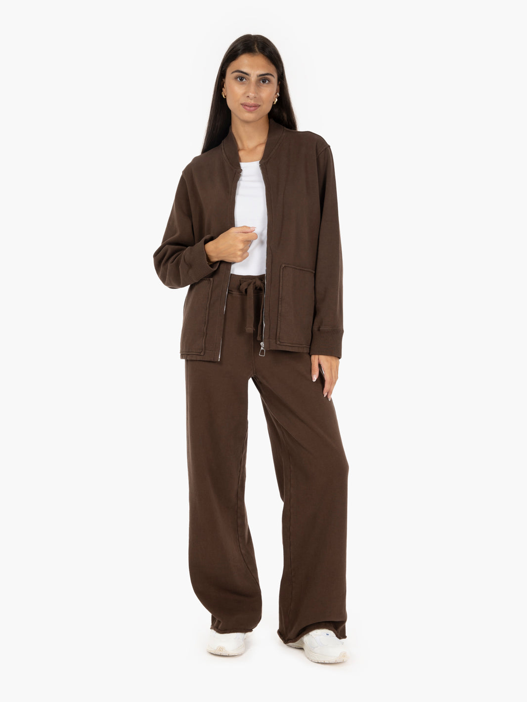 Cocoa palazzo trousers