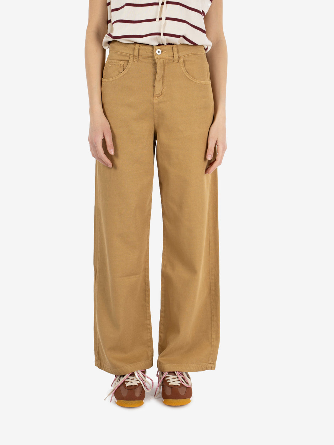 Pantaloni baggy khaki