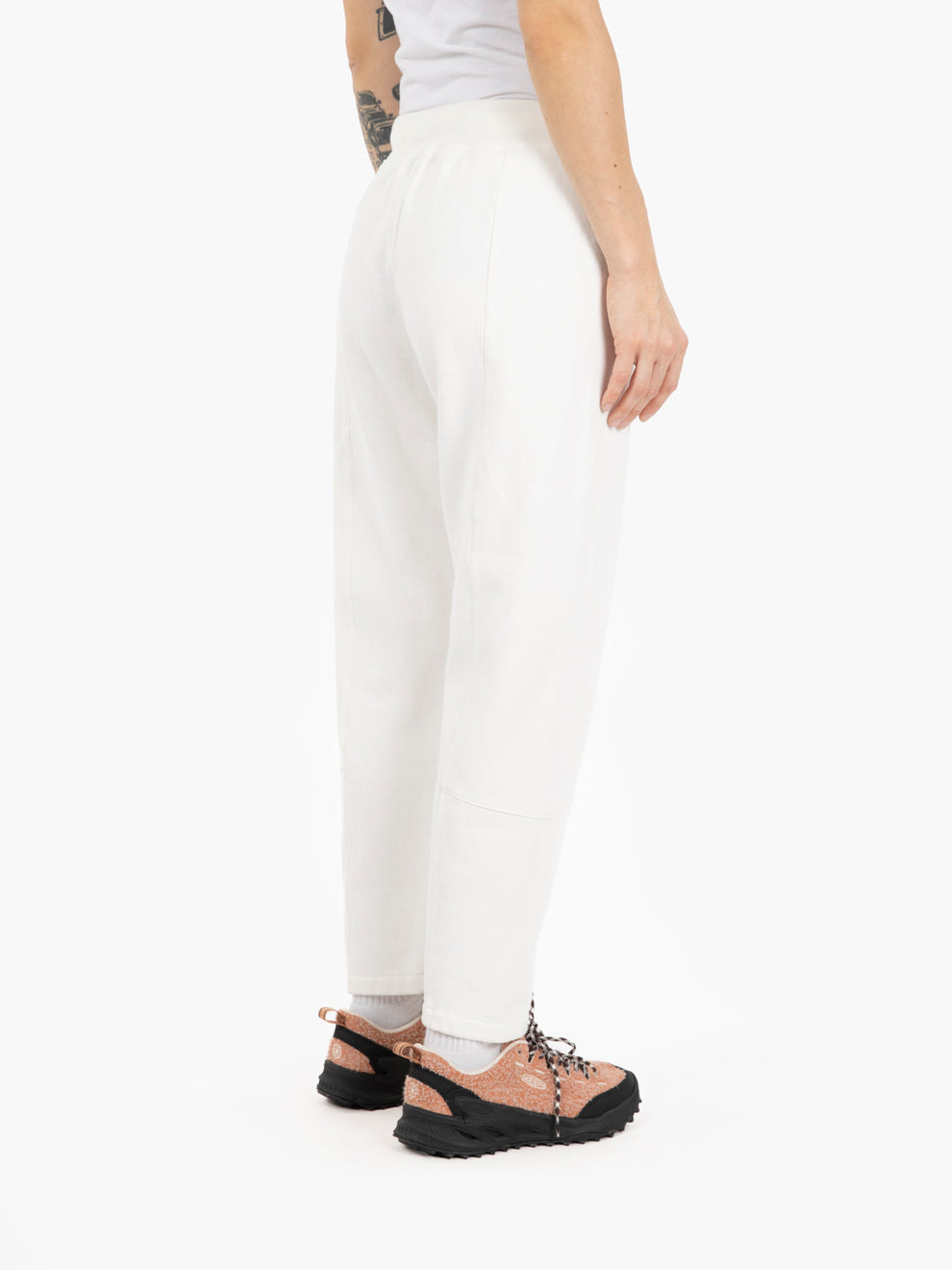 Pantaloni in felpa latte