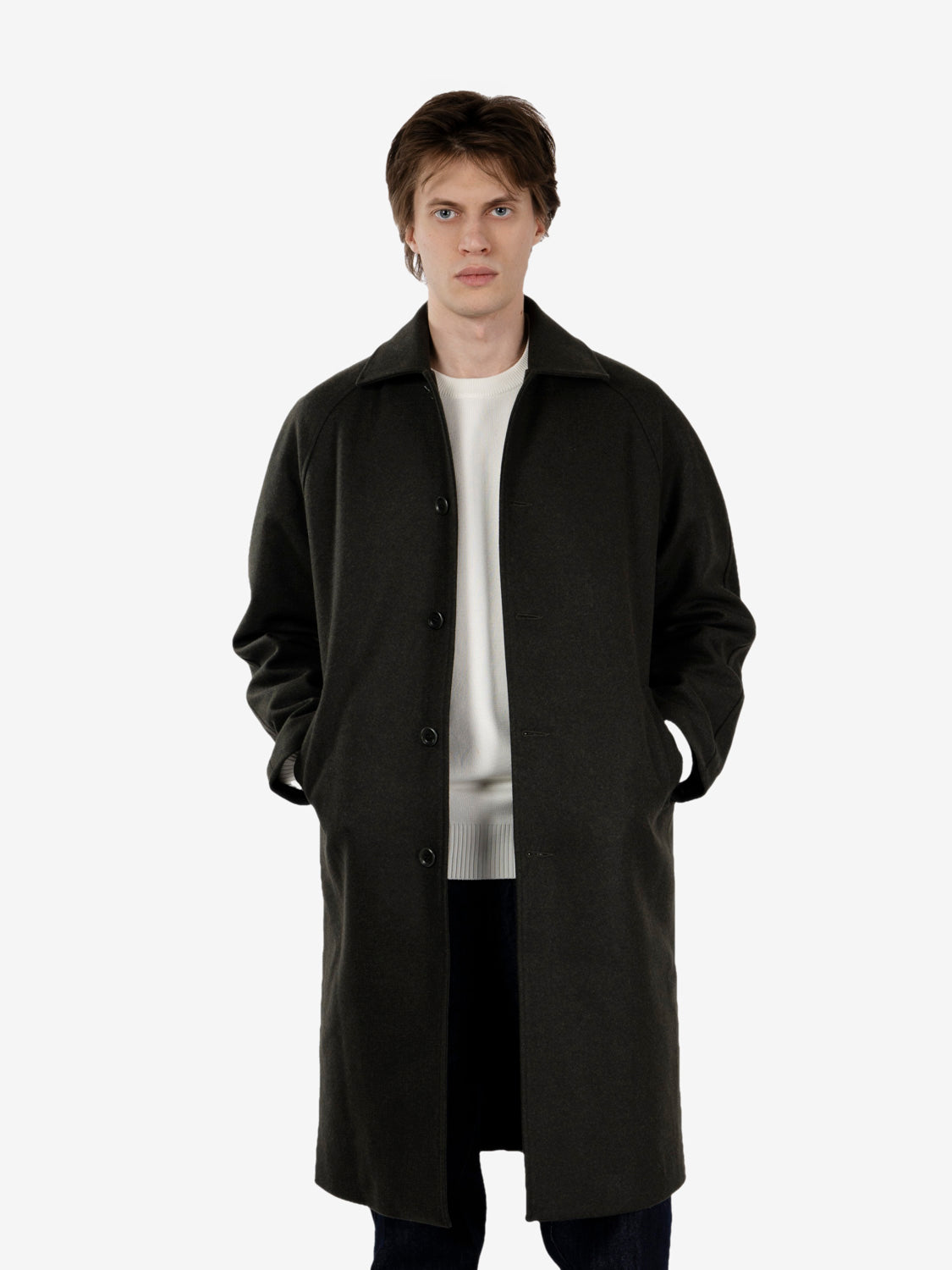 Cappotto raglan over Mac Mayfair dark forest