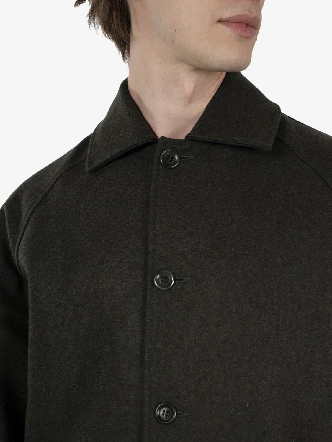 Cappotto raglan over Mac Mayfair dark forest