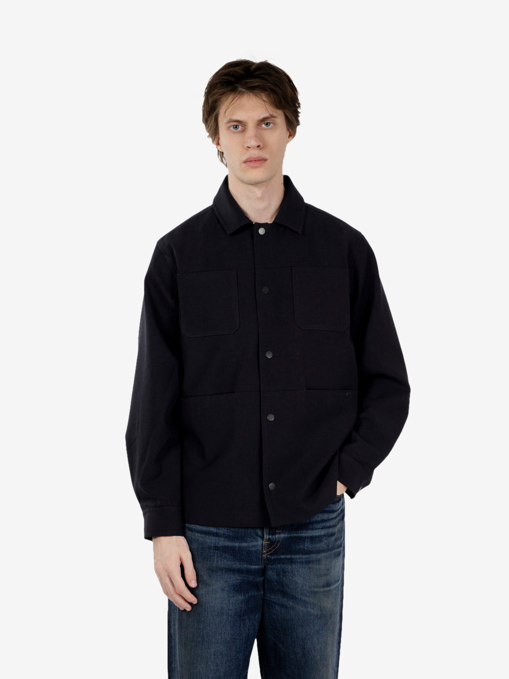 Giacca-camicia Vancouver dark navy