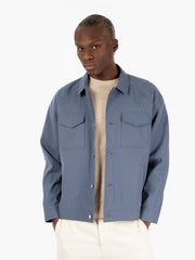 NOYOCO - Jacket palma slate blue