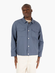 NOYOCO - Jacket palma slate blue