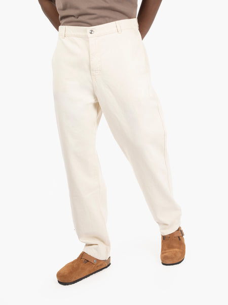 Pantaloni Calder denim ecrù calder