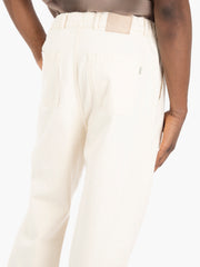 NOYOCO - Pantaloni Calder denim ecrù calder