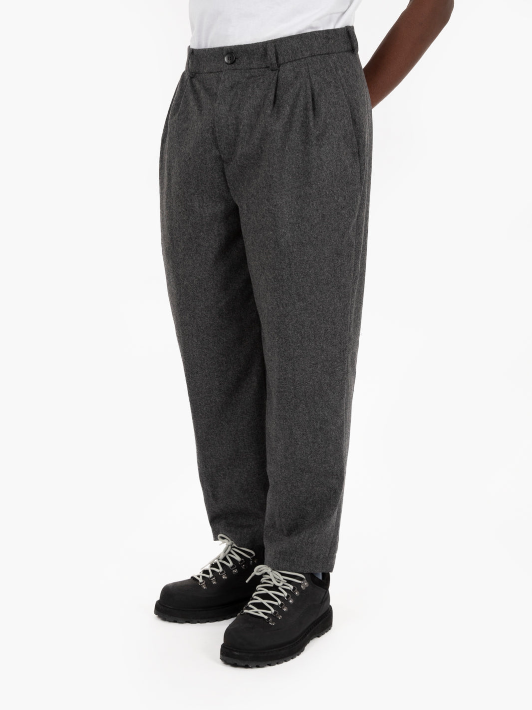 Cambridge trousers in grey wool
