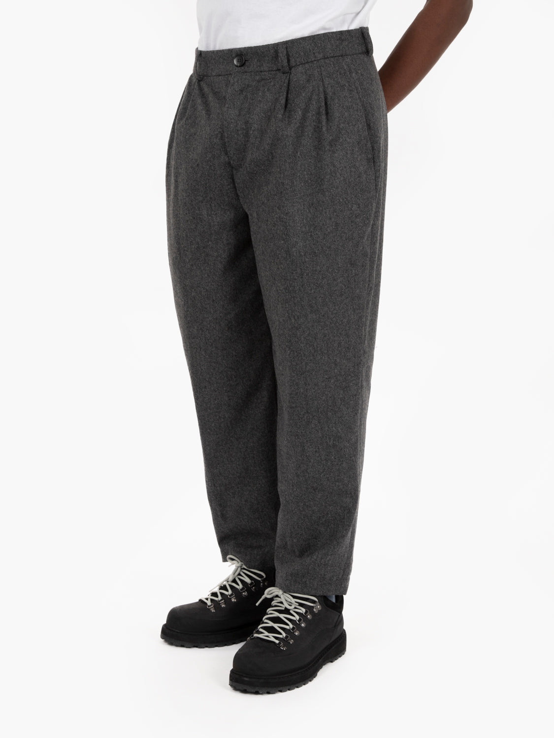 Cambridge trousers in grey wool