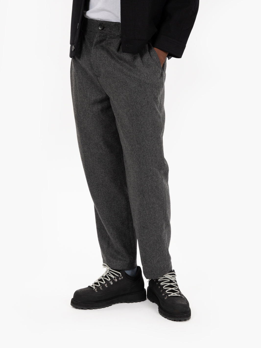 Cambridge trousers in grey wool