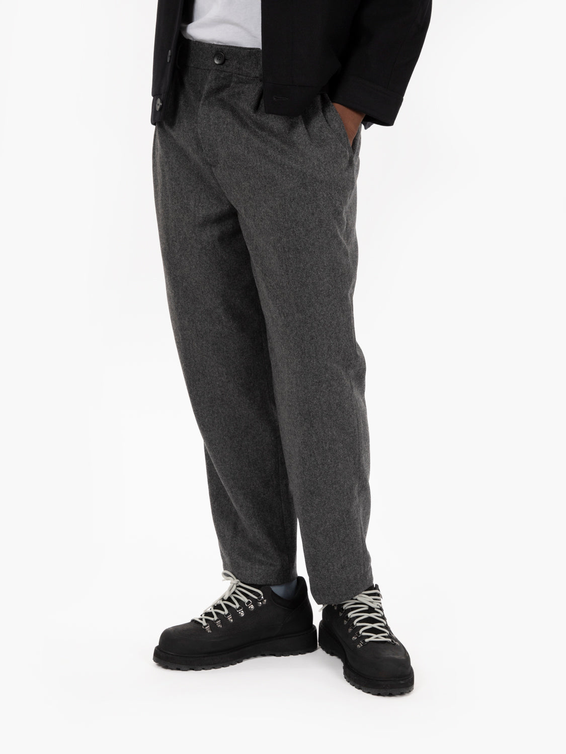 Cambridge trousers in grey wool