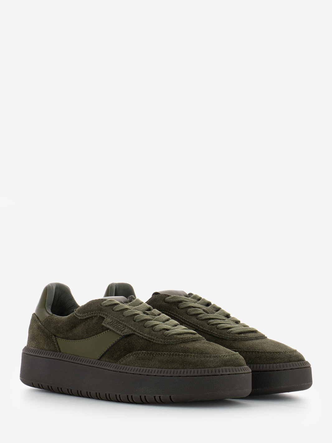 Sneaker suede leather green