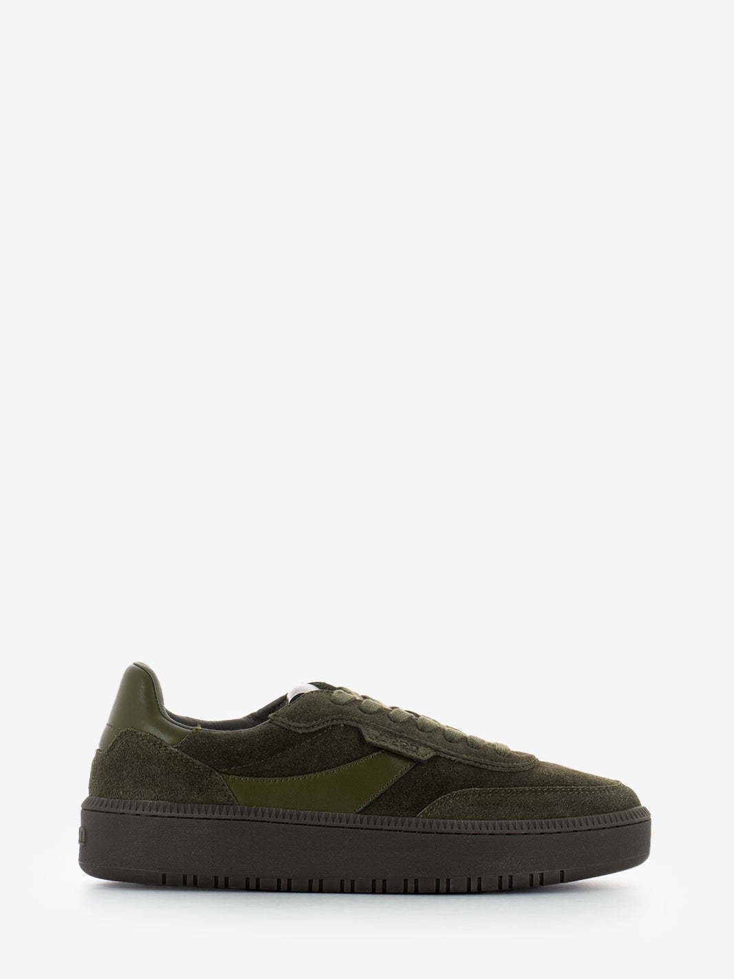 Sneaker suede leather green