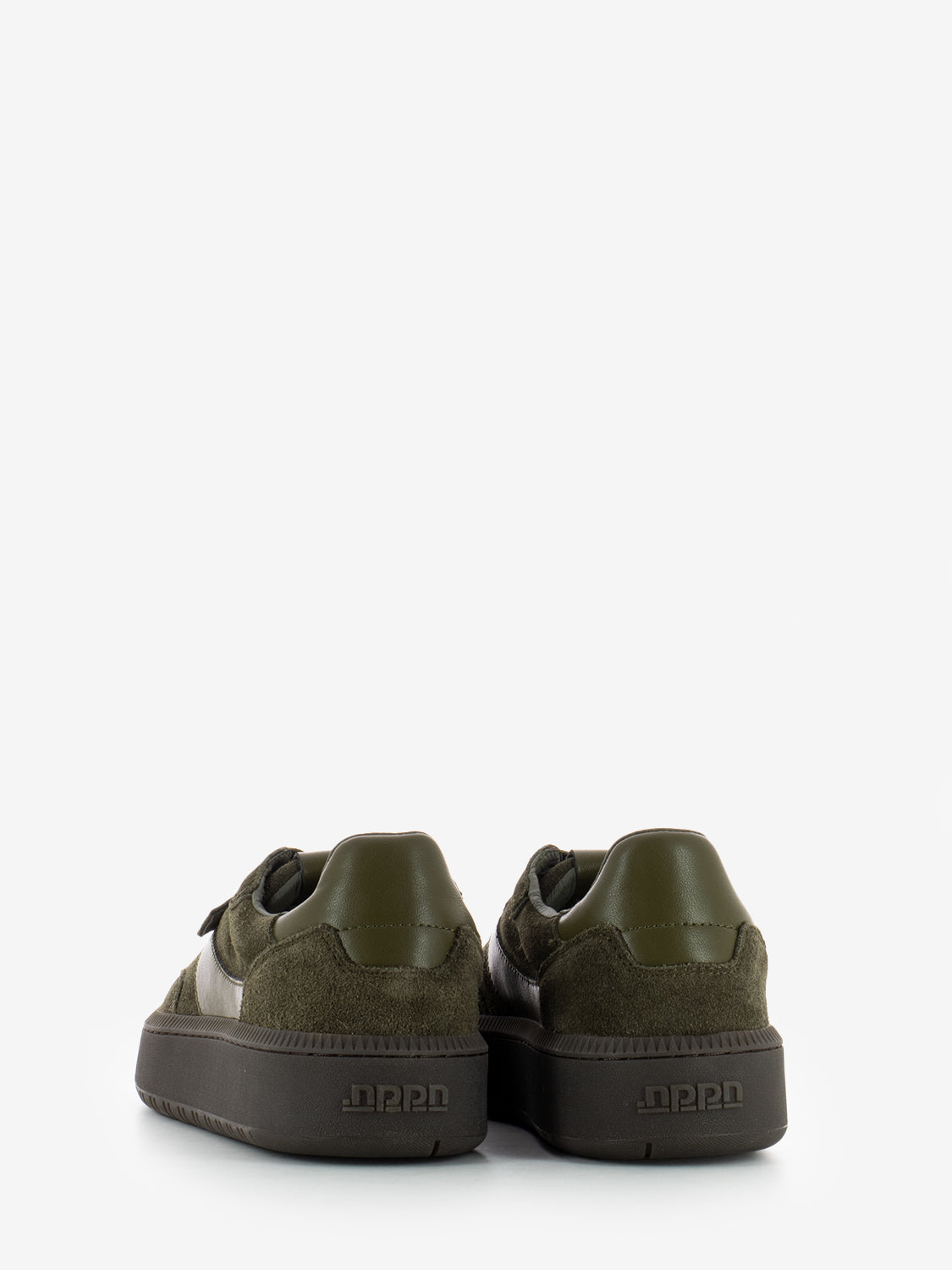 Sneaker suede leather green