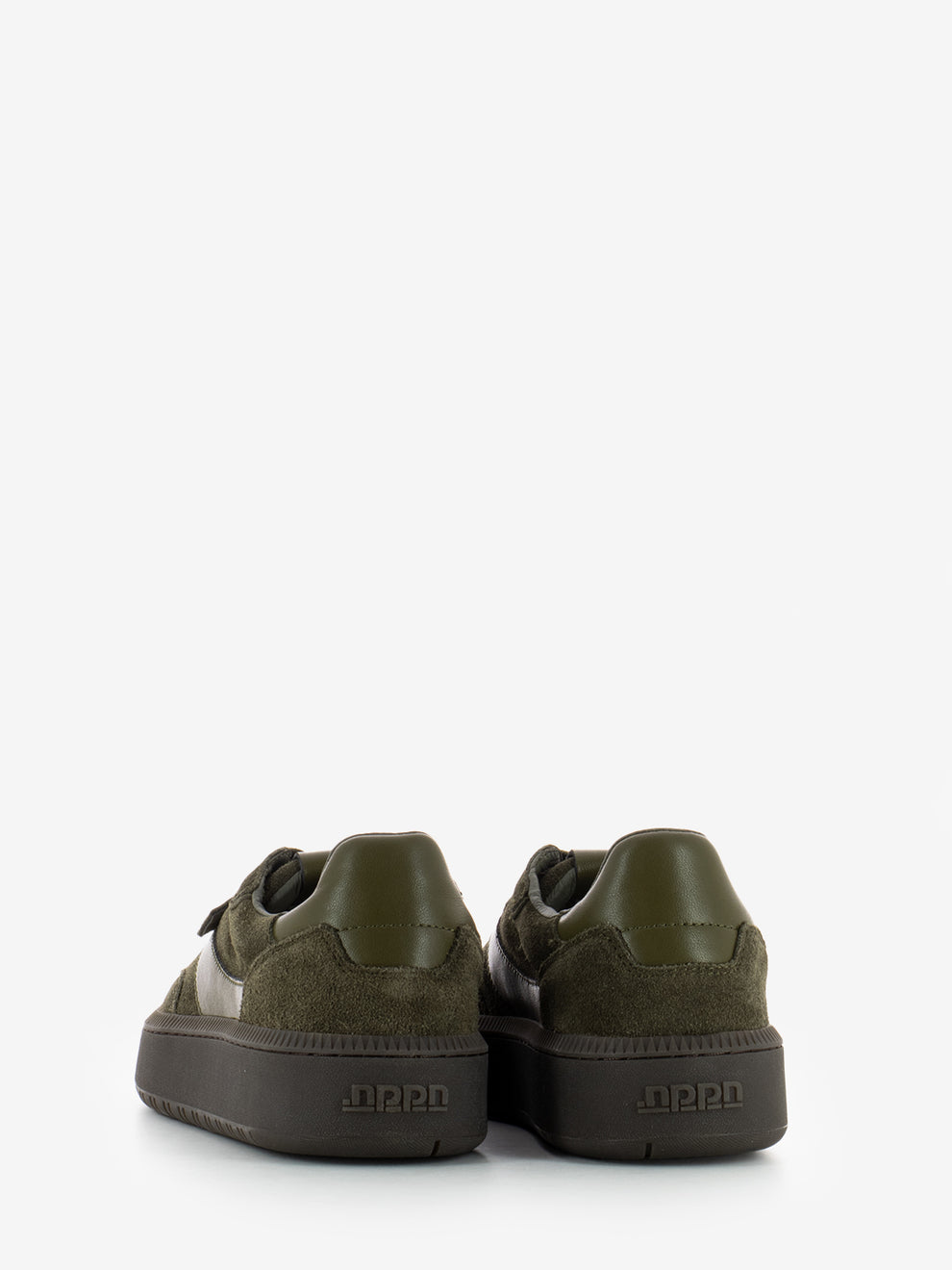 Sneaker suede leather green