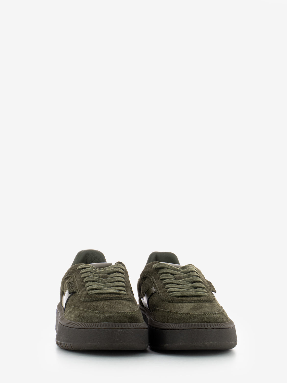 Sneaker suede leather green