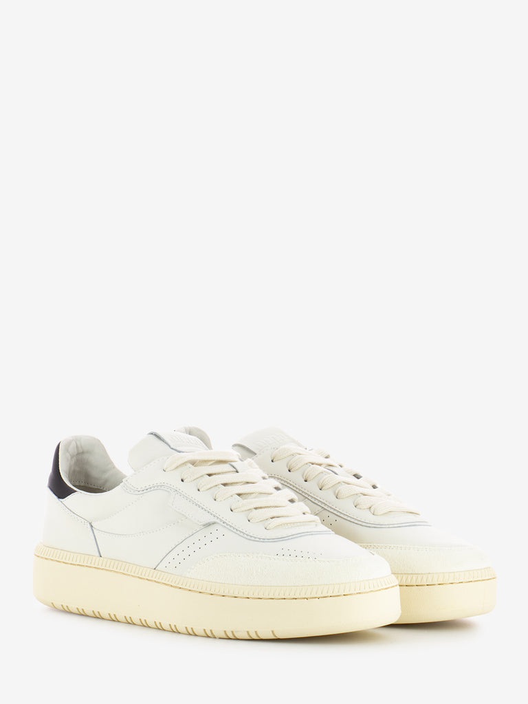 NPPN - Sneakers in pelle bianco vintage e nero