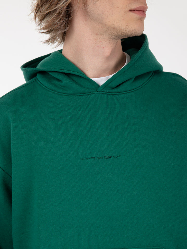 OAKLEY - Felpa hoodie Soho viridian