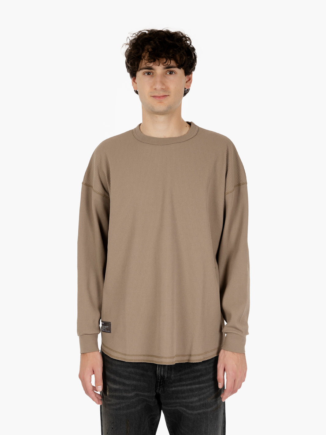 FGL Union LS wide tee 5.7 bark