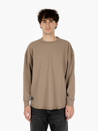 FGL Union LS wide tee 5.7 bark