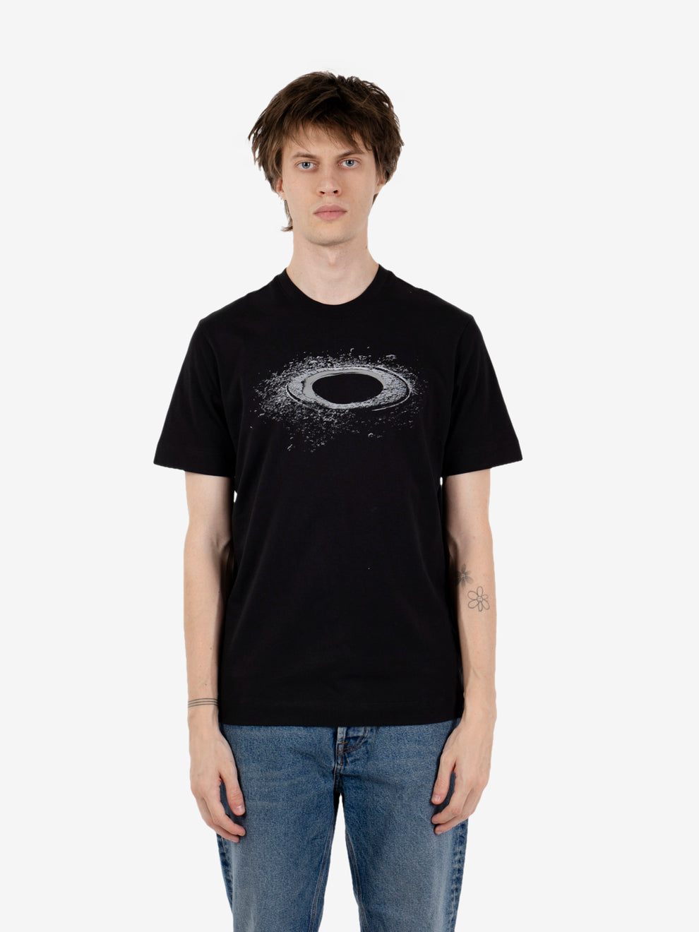 Lunar ellipse tee pitch black