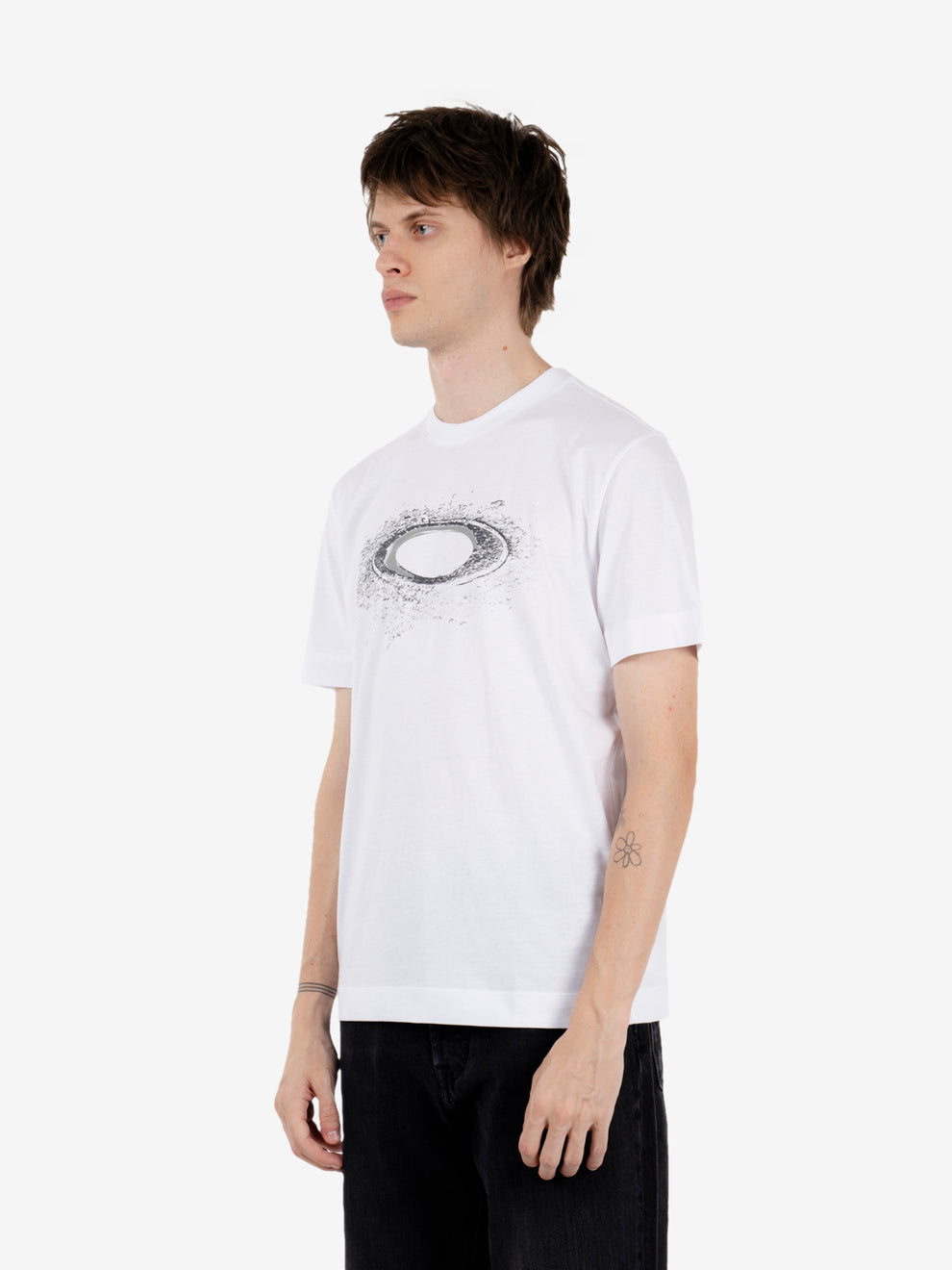 Lunar ellipse tee white