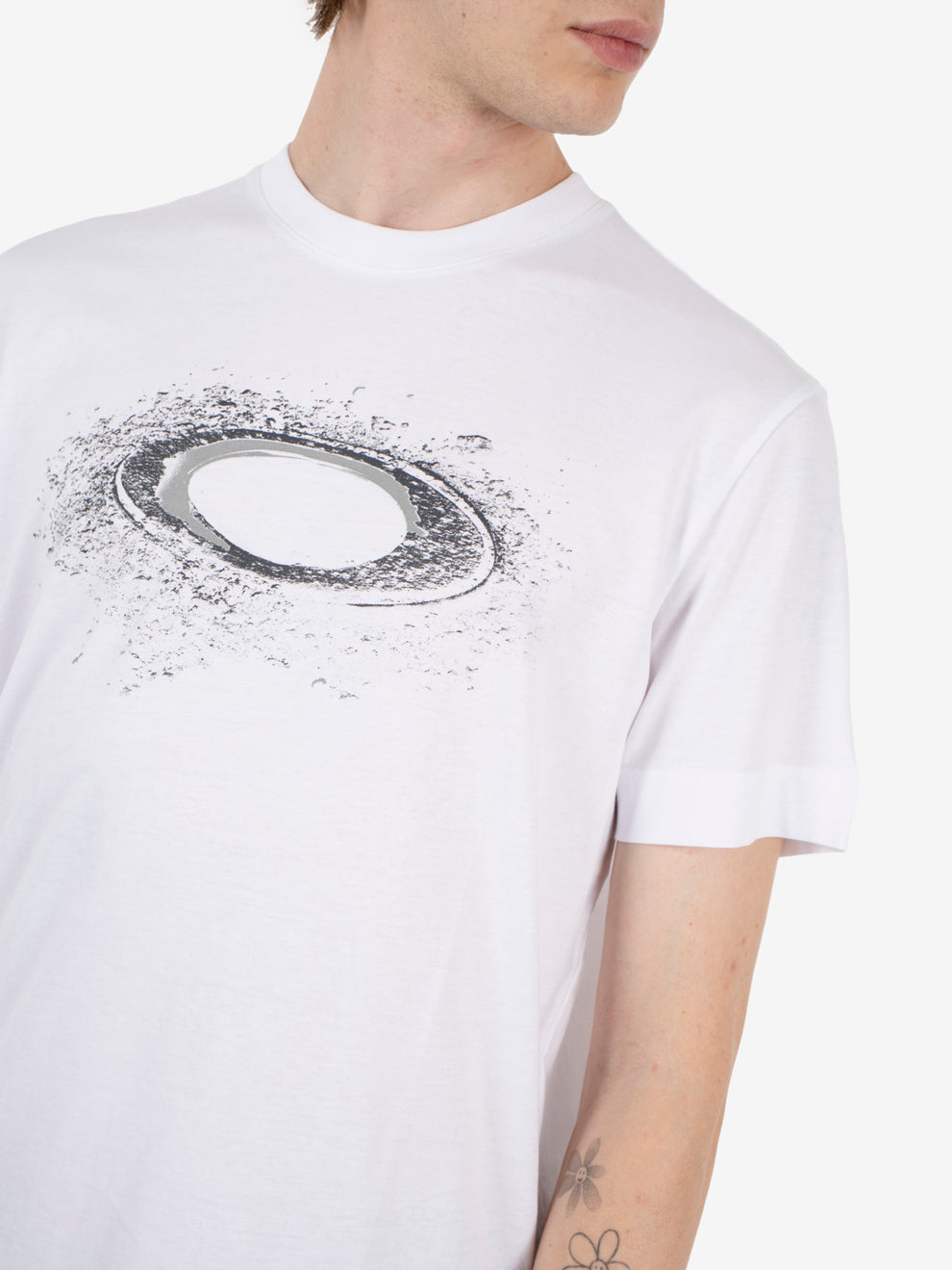 Lunar ellipse tee white