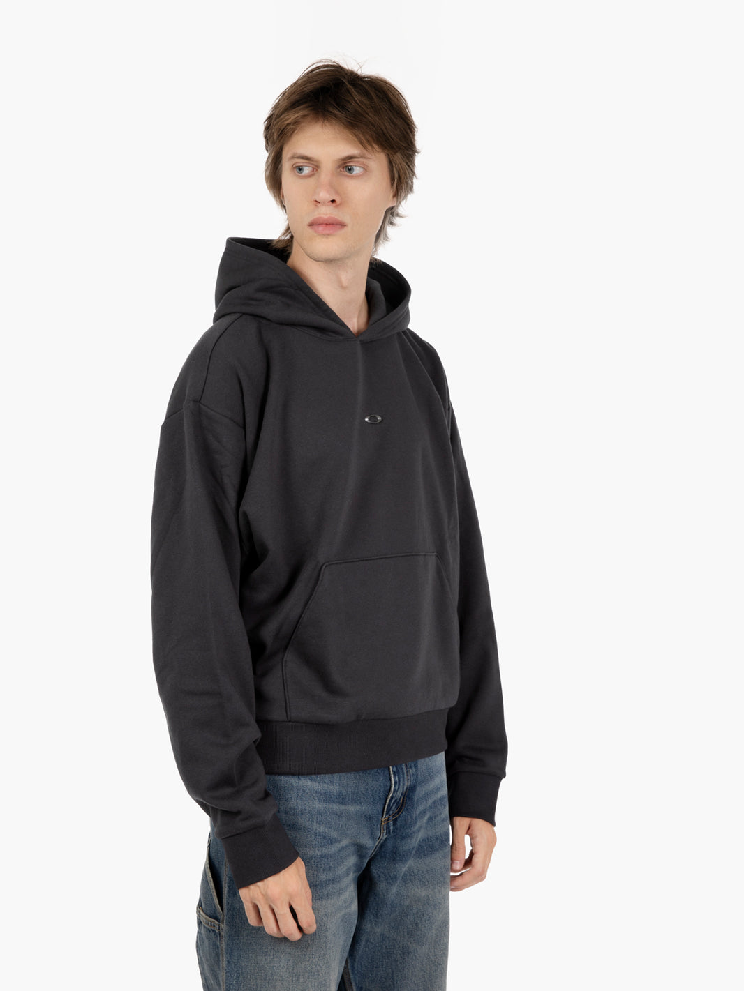 Metal rise hoodie blackout