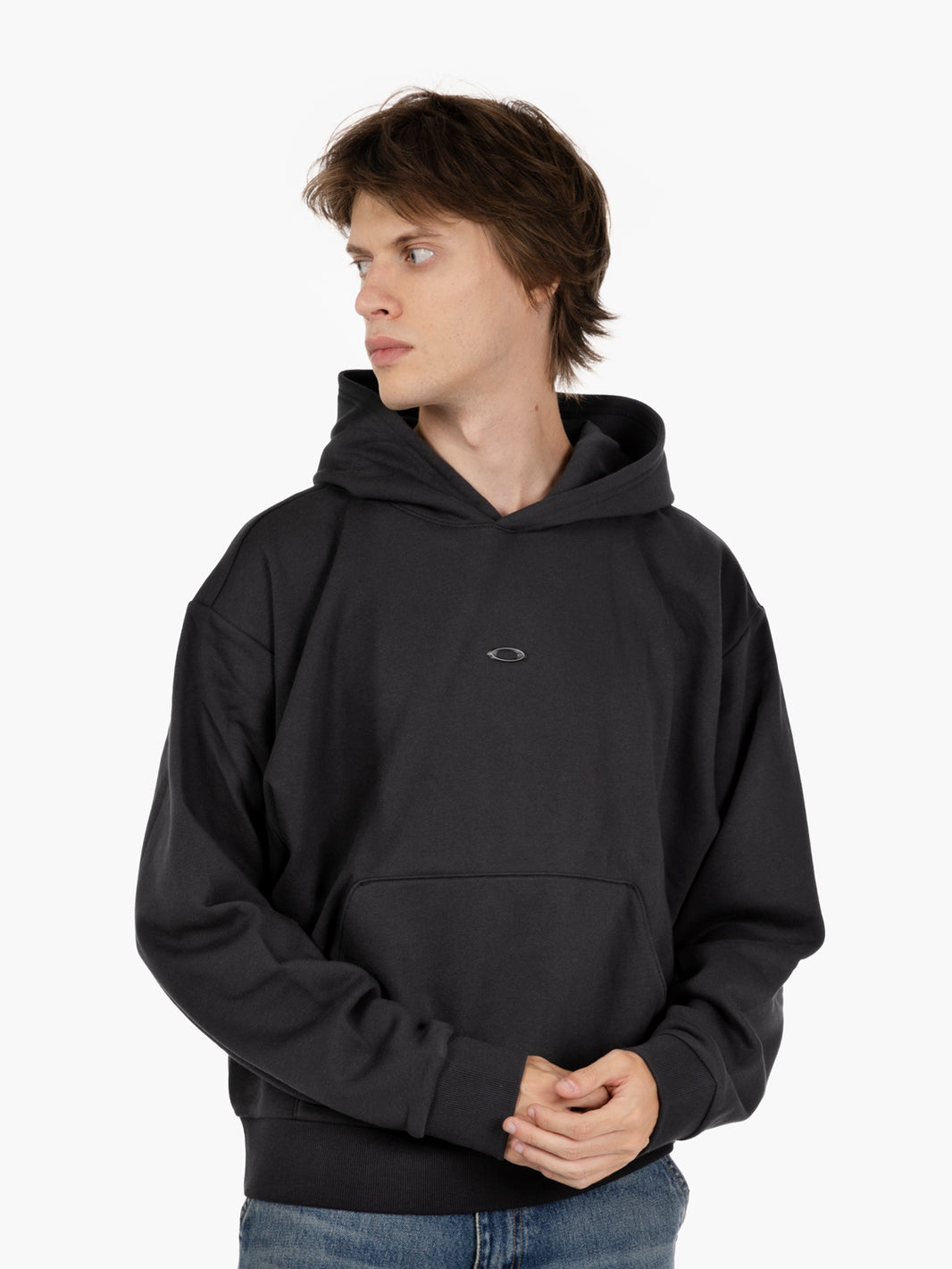 Metal rise hoodie blackout